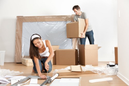Man and Van vehicle ready for storage services