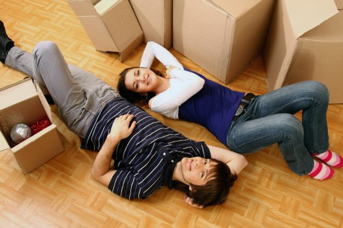 Satisfied customers after a successful move with Bromley removalists